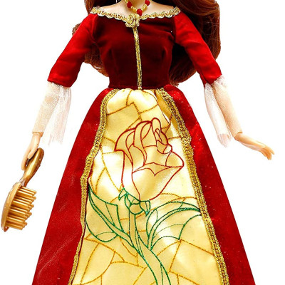 Belle prémium baba világító ruhával Disney hercegnő Szépség és a szörnyeteg