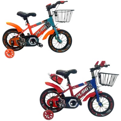 Kontrafékes Gyermek Kisfiú Bicikli Kulacstartóval és Kulaccsal 12 "